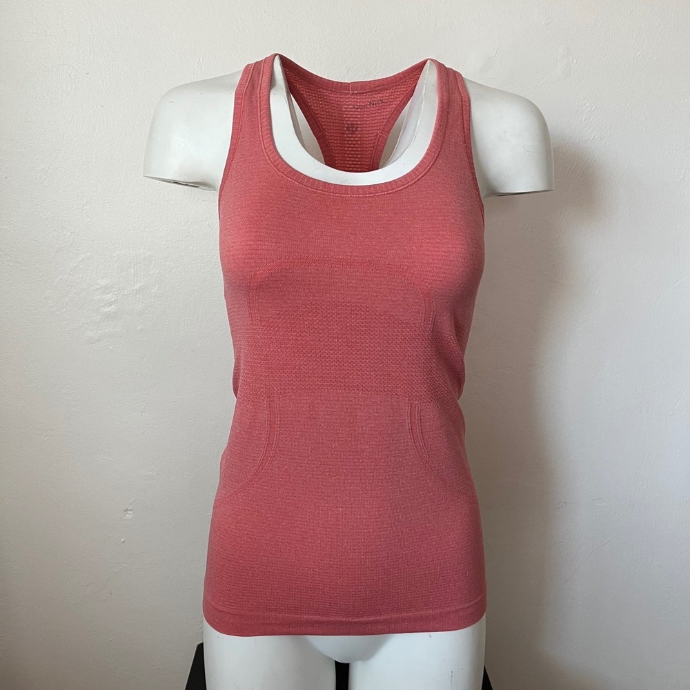 Lululemon Swiftly Tech Racerback Tank Top Pink Size 4 Athletic Running Gym